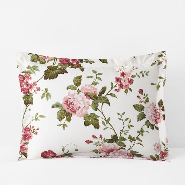 Legends Hotel Victorian Bloom Wrinkle-Free Ivory Multi Sateen Sham
