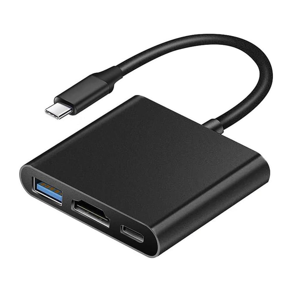 USB C Multiport AV Converter 4K HDMI Adapter with PD Charging USB 3.0-Ports Black price history on PriceWatchPro