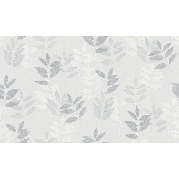 Advantage Botanical Light Grey Wallpaper Sample