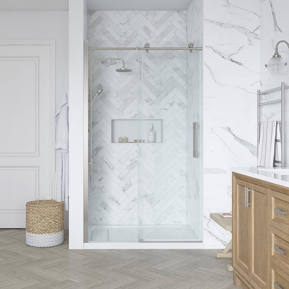 OVE Decors 48-in. Eva Alcove Soft-Close Shower Door