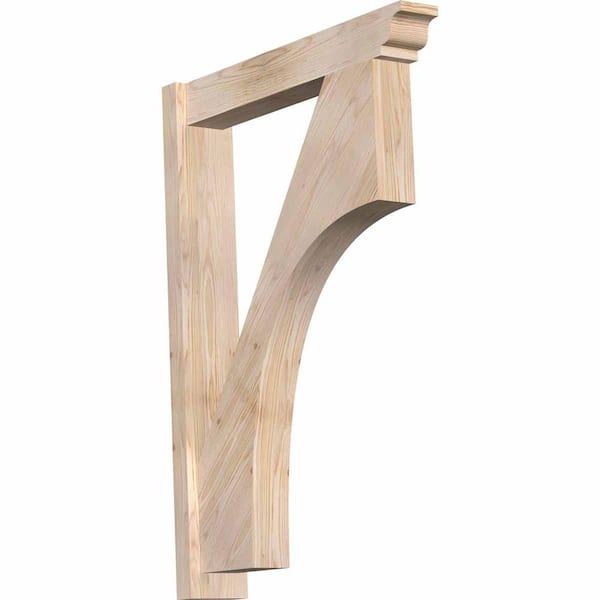 Ekena Millwork 6 in. x 42 in. x 30 in. Westlake Traditional Smooth Douglas Fir Outlooker