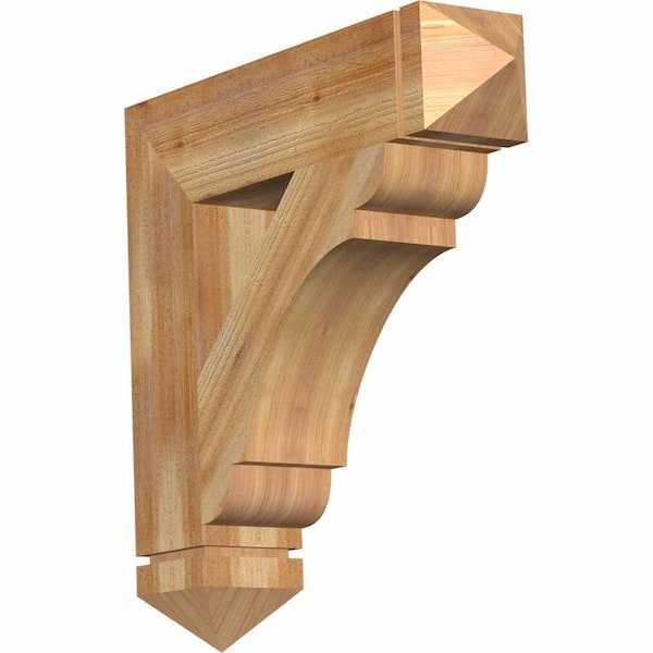 Ekena Millwork 6 in. x 28 in. x 28 in. Western Red Cedar Olympic Arts and Crafts Rough Sawn