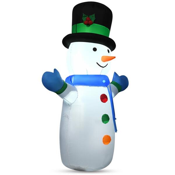 Amazon.com: Tangkula 6 FT Lighted Christmas Snowman, Outdoor