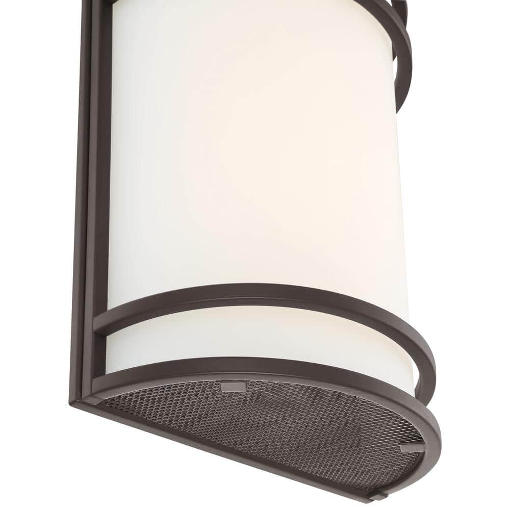 Lola Modern Bronze Cylinder Dimmable LED Sconce