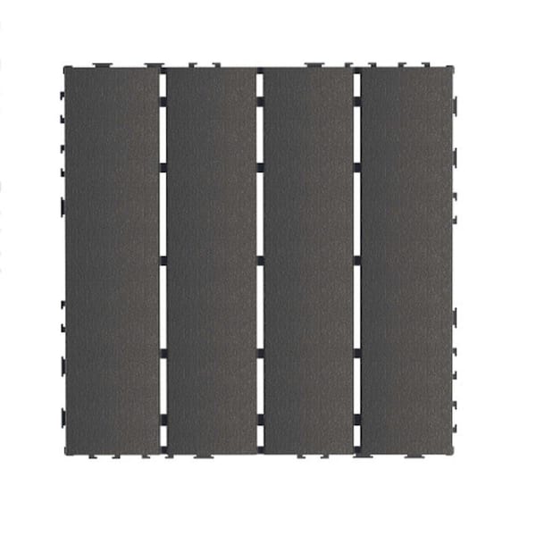 DENISLAWN 12 in. x 12 in. Plastic Interlocking Deck Tiles, H