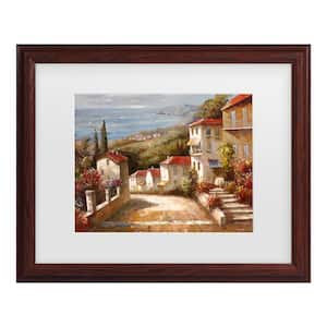 Home In Tuscany by Joval Framed Travel Art Print 22.75 in. x 18.75 in.