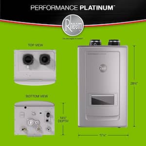 Performance Platinum 9.9 GPM Natural Gas High Efficiency Indoor Recirculating Tankless Water Heater