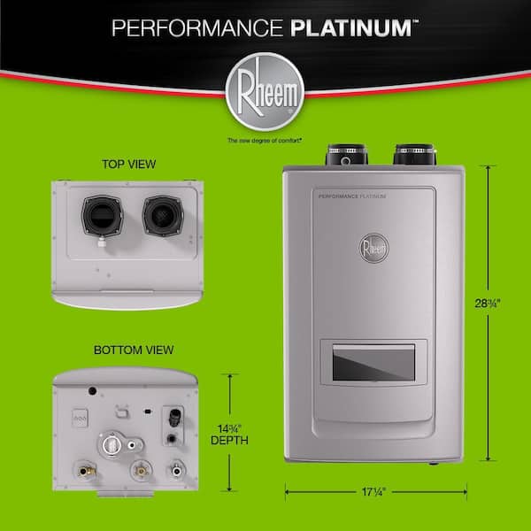 Performance Platinum 11 GPM High Efficiency Indoor Recirculating Liquid Propane Tankless Water Heater