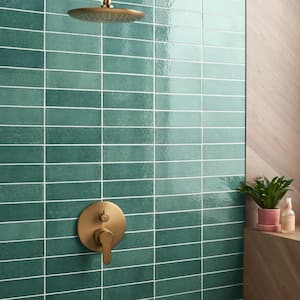 Vibe Jade 2.36 in. x 7.87 in. Glossy Lava Stone Cement Subway Wall Tile (3.88 sq. ft./Case)