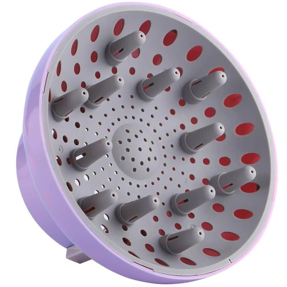 Universal Hair Diffuser Adaptable for 1.7 in. to 2.6 in. Dia. Blow Dryers for Natural Curly and Wavy Hair, Lavender price history on PriceWatchPro