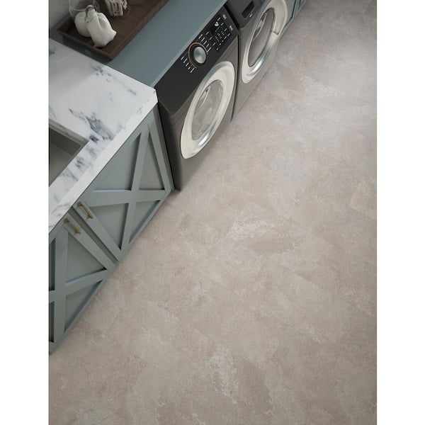 DuraDecor Take Home Sample-Stone Studio Piazza Stone Gray 12 MIL x