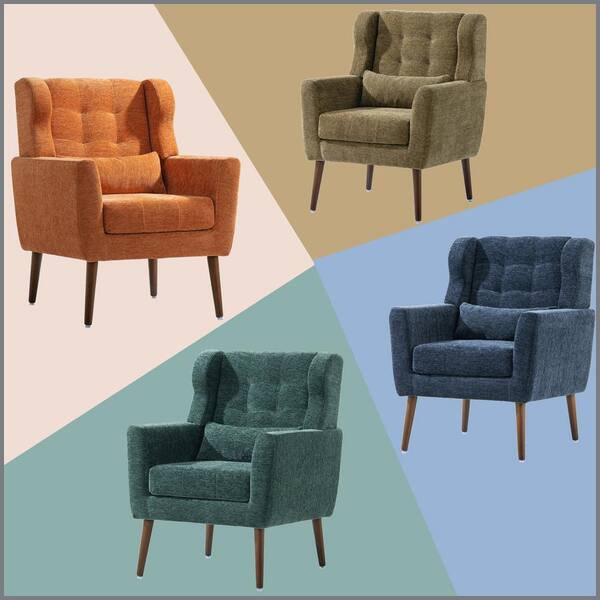 Mid century modern chair fabric discount