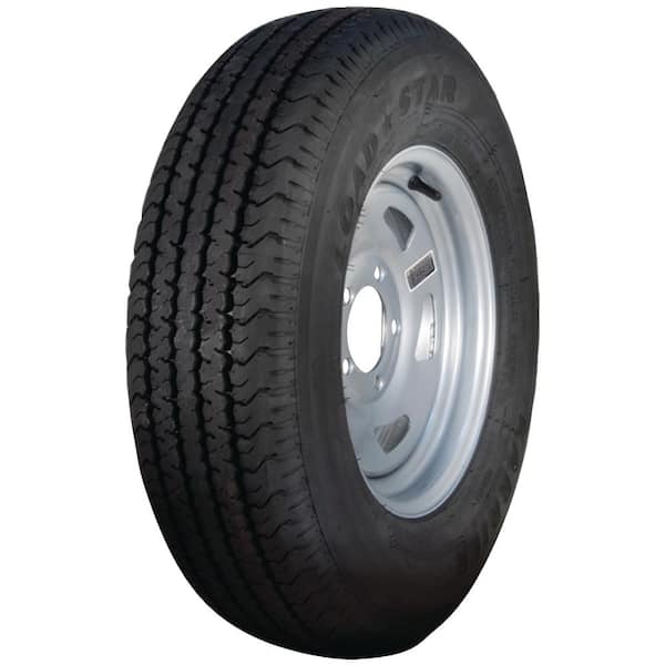 LOADSTAR ST205/75R-14 KR03 Radial 1760 lb. Load Capacity Silver 14 in. Bias Tire and Wheel Assembly