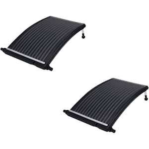 43.3 x 25.6 in. Curved Pool Solar Heating Panels (2-Pieces)