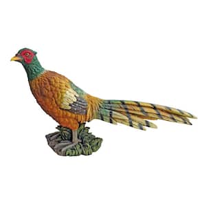 11 in. H Standing Game Bird Pheasant Statue