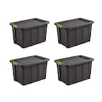 Sterilite 30 Gallon Plastic Stackable Storage Tote Container Box, Taupe (6  Pack) 6 x 17366506 - The Home Depot