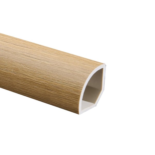 Malibu Wide Plank French Oak Palo Alto 0.59 in. Thickness x 1.023 in. Width x 94.48 in. Length Quarter Round Molding