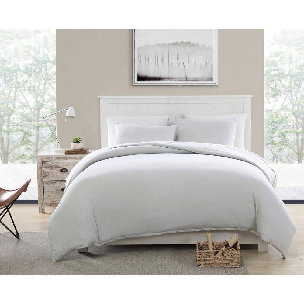Grey King Eco-Friendly Recycled Cotton Blend T-Shirt Jersey Duvet and Sham 