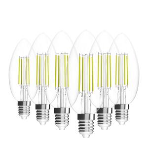35 Watt Equivalent LED Candelabra Bulb Shape B11 E12 Base 180 Lumens 5000K - 24 Pack