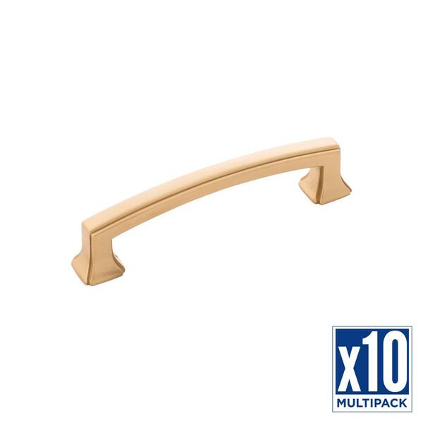 HICKORY HARDWARE Bridges 3-3/4 in. (96 mm) Brushed Golden Brass