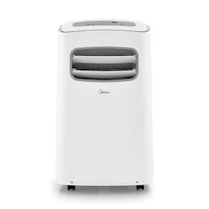 5,000 BTU Portable Air Conditioner Cools 200 Sq. Ft. with Dehumidifier, Fan, Remote and Smart Technology in White