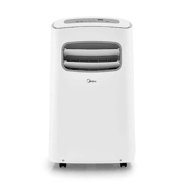 cadeninc 5,000 BTU Portable Air Conditioner Cools 200 Sq. Ft. with Dehumidifier, Fan, Remote and Smart Technology in White