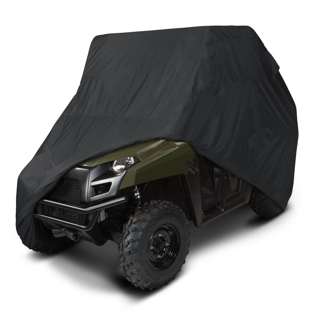 Black Polyester Outdoor UTV Cover, 125 x 64 x 70 Inch