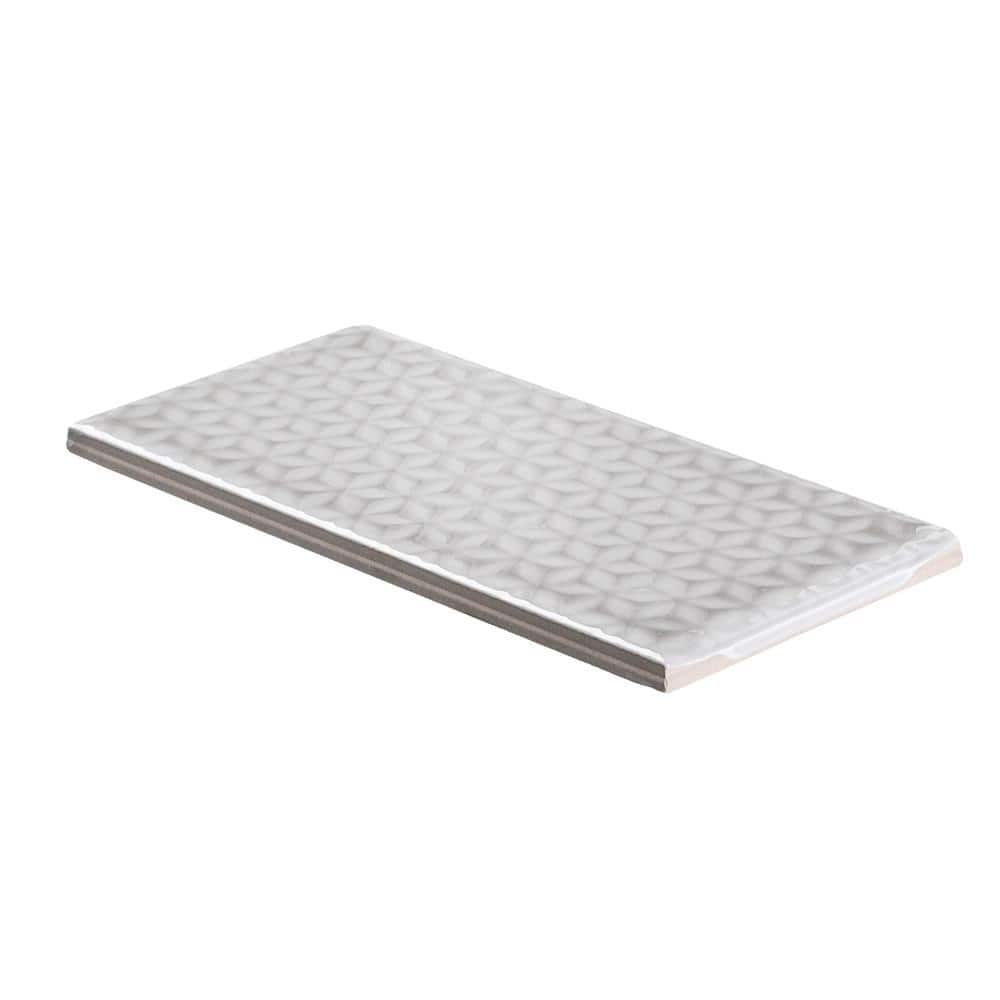 Take Home Tile Sample - Weathered Waltz Gray 3 in. x 6 in. Glossy Textured Ceramic price history on PriceWatchPro