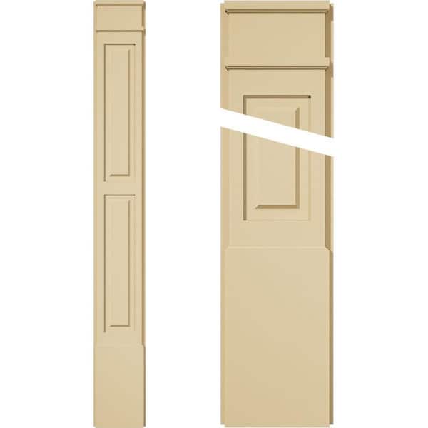 Ekena Millwork 2 in. D x 10 in. W x 82 in. L Primed Polyurethane Pilaster 1- Pack