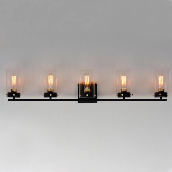 Maxim Lighting - Pinn 39 in. 5-Light Brass Bath Vanity Light