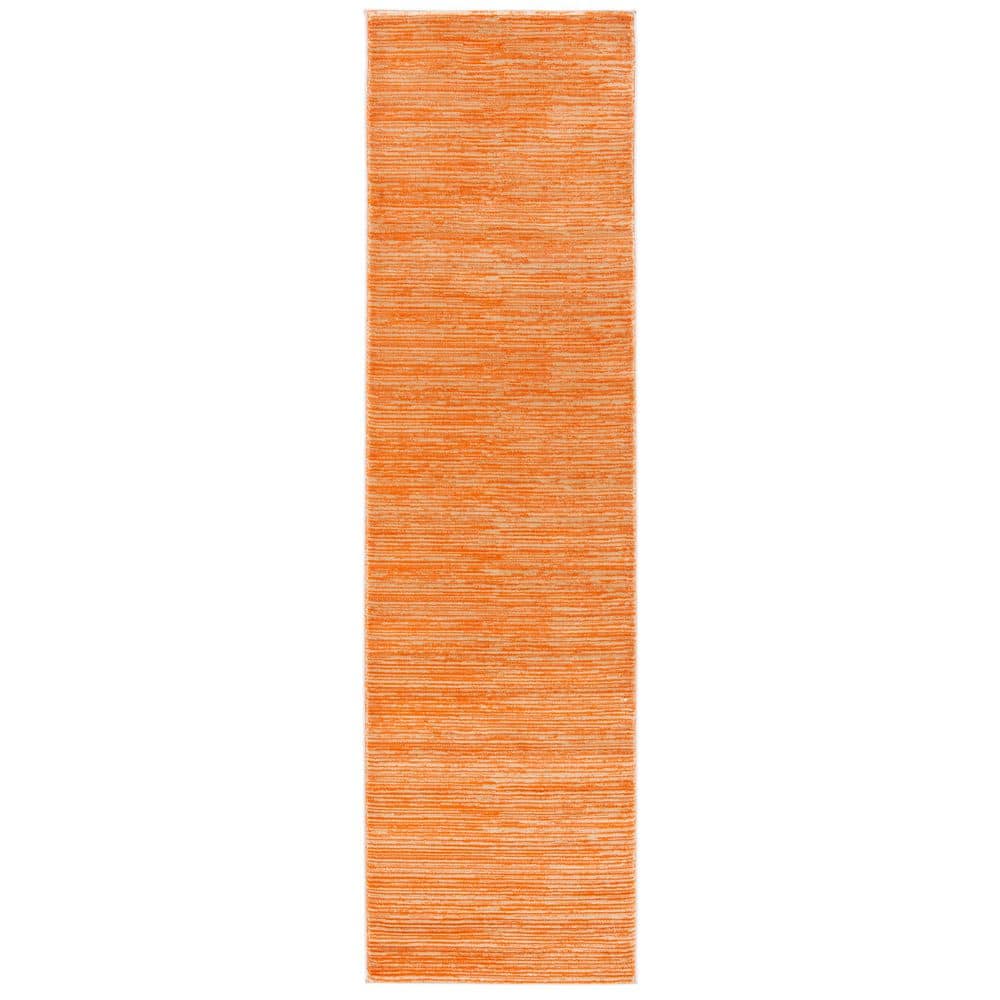 Vision Orange 2 ft. x 8 ft. Solid Marle Runner Rug price history on PriceWatchPro