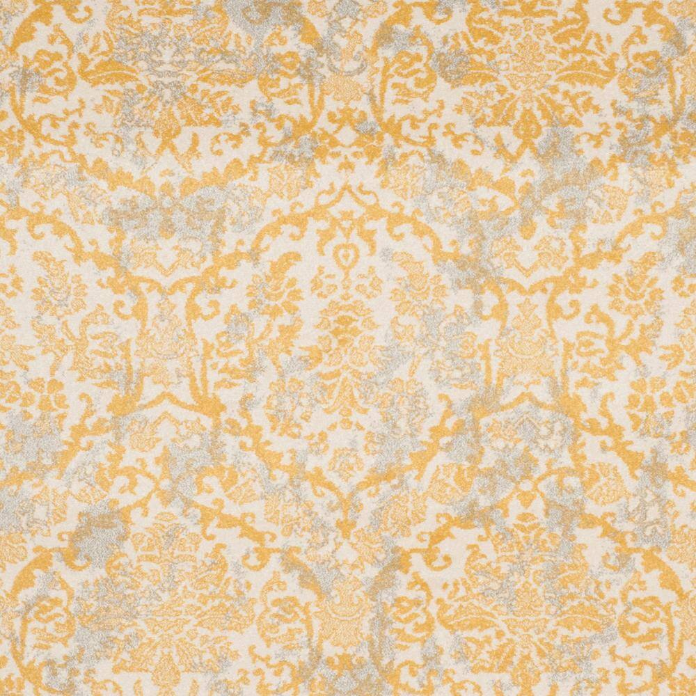 Ivory Gold 8' x 10' Reversible Hand-Knotted Area Rug