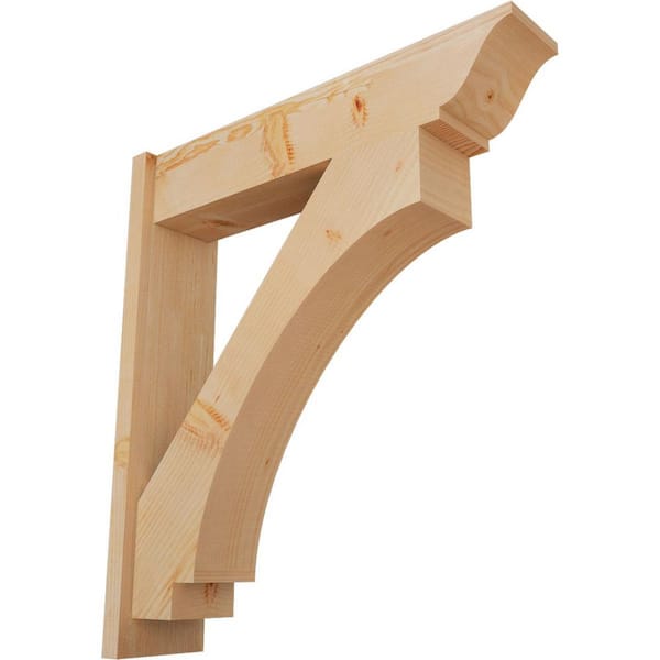 Ekena Millwork 8 in. x 36 in. x 32 in. Douglas Fir Imperial Traditional Smooth Outlooker