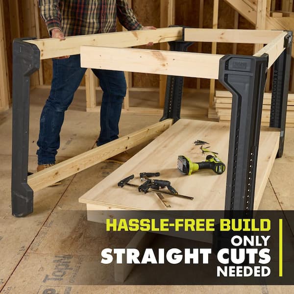 RYOBI FRAMEWORK Customizable Workbench Kit – Garage Wood Work