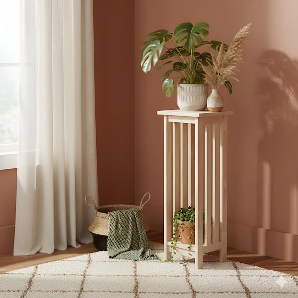 Mission Unfinished Indoor Plant Stand