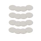 3-1/2 in. Beige Reusable Round Furniture Sliders for Carpet (16-Pack)