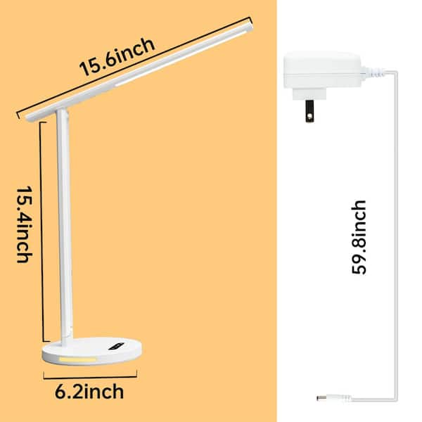 Etokfoks 21 in. Black Aluminum Integrated LED Branch Shaped Table Lamp for  Living Spaces with Stepless Dimming and Remote Control MLPH005LT088 - The  Home Depot