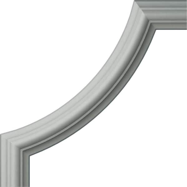 6 in. x 1/2 in. x 6 in. Urethane Classic Panel Moulding Corner (Matches Moulding PML00X00CL)