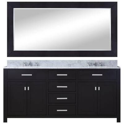 Double Sink Bathroom Vanities Bath The Home Depot