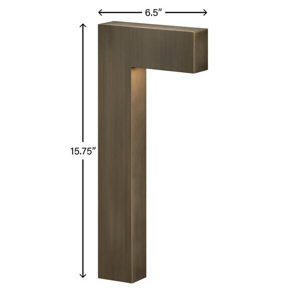 HINKLEY - Hinkley Atlantis Small LED Low-Voltage Path Light, Matte Bronze