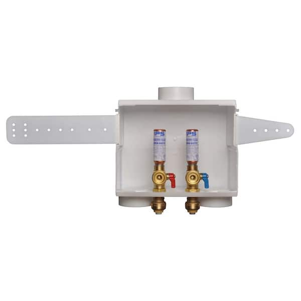 SharkBite 1/2 in. Push-to-Connect Brass Ice Maker Outlet Box 25032 - The  Home Depot