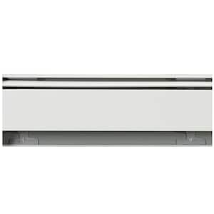 Fine/Line 30 5 ft. Hot Water Baseboard Heating Enclosure Only in Nu-White