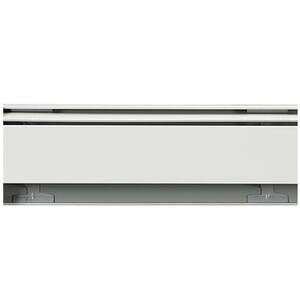 Fine/Line 30 5 ft. Hydronic Baseboard Heating Enclosure Only in Nu-White