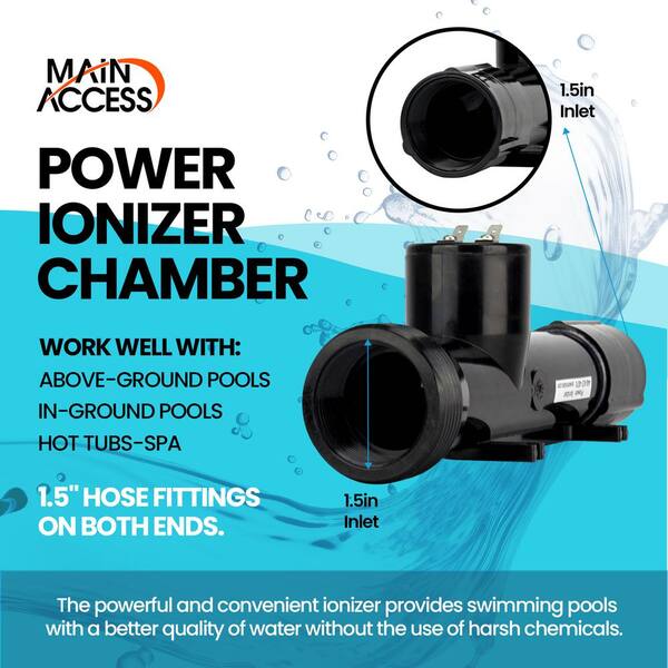 Main Access Power Ionizer Hybrid Swimming Pool Care Sanitation store System