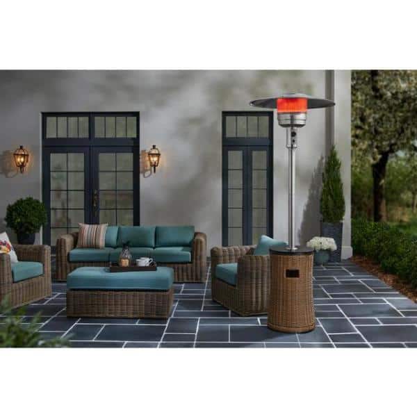 Home Decorators Collection Kettering 48,000 BTU Wicker Propane Gas Patio Heater