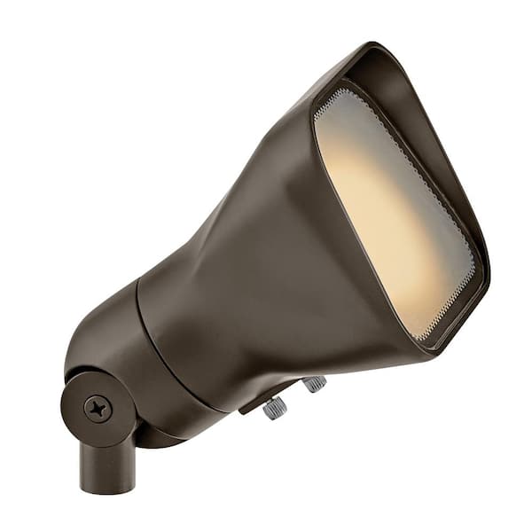 Accent Spot Light Hardwired Bronze Landscape Flood Light