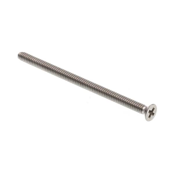 Prime-Line #4-40 x 2 in. Grade 18-8 Stainless Steel Phillips Drive Flat Head Machine Screws (25-Pack)