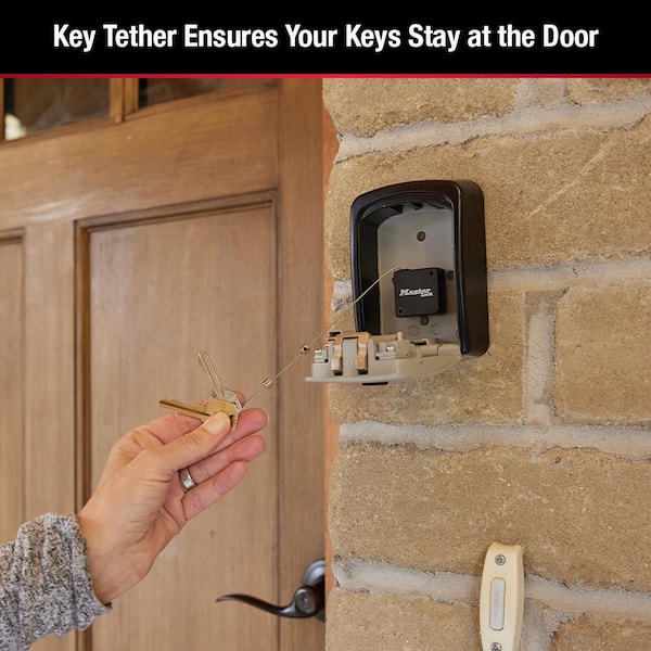 Lock Box, Resettable Combination Dials with Tether (Bundle Pack)
