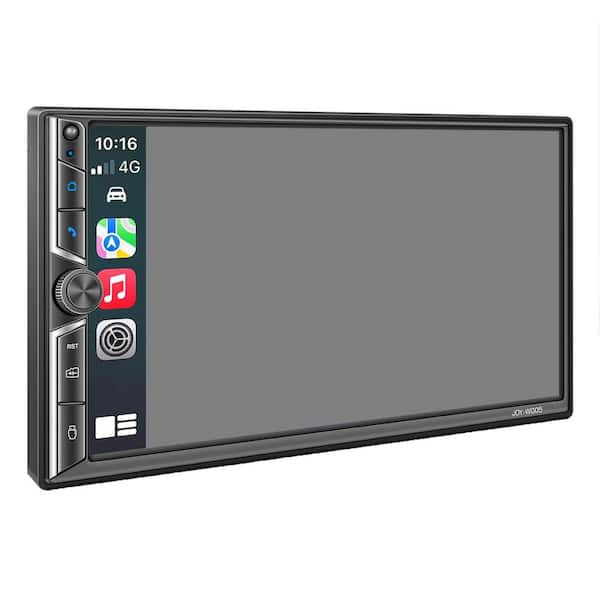 Double Din Car Radio with Wireless Apple CarPlay Android Auto Bluetooth 5.3 7 HD Touchscreen Backup Camera