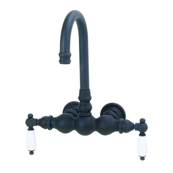 Elizabethan Classics TW58 2-Handle Claw Foot Tub Faucet without Handshower in Oil-Rubbed Bronze